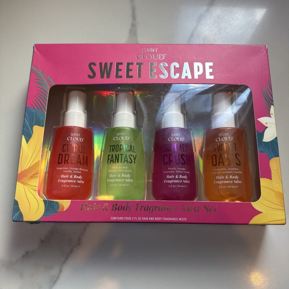 4pc Set Saint Cloud Tropical Fantasy, Summer Crush, Sweet Oasis, Citrus Dream